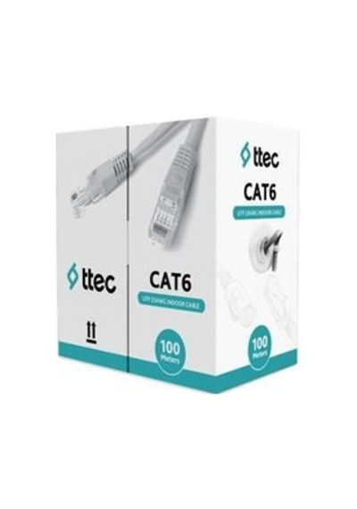 Ttec Kbl-cat6-23cca-ın100g İç Mekan Pvc Gri 100 Metre Kablo