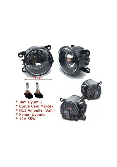 Ford Focus 2008 - 2011 1.6 Sis Farı Takımı Set 2 Adet