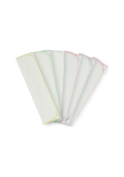 Minidamla Bebek 6'lı Ağız Mendili 20x20 CM - Pembe