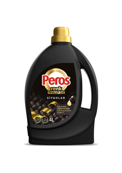 Peros Sıvı Bakım Çamaşır Deterjanı Siyahlar 4 L 4 Adet Diğer