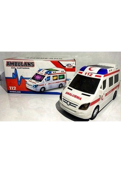 Kardelen Pilli Ambulans Büyük Boy Sesli Işıklı Ambulans