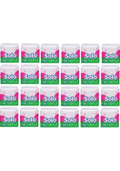 Solo Peçete 100 'Lü 30X30 Cm 24 Paket