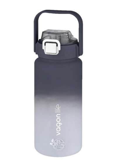 Vagonlife Vgn2213 T Siyah Beyaz 1500 Ml Pipetli Pipetsiz Kullanım Çift Renk Softtouch Motivasyon Matarası Siyah - Beyaz Vagonlife Vgn2213 T Siyah Beyaz 1500 Ml Pipetli Pipetsiz Kullanım Çift Renk Softtouch Motivasyon Matarası Siyah - Beyaz