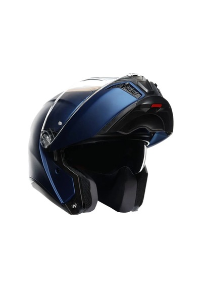 Agv Kask Tourmodular Solıd Mplk Galassıa Blue Matt Mavi