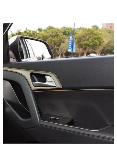 Trim Fitili Oto Geçmeli Gold Trim Fitili Süs 5 Metre Nikelajlı Gold