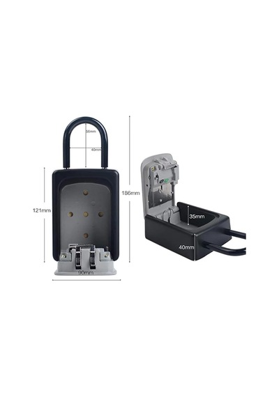 İnsafe Isc802key Şifreli Çelik Kasa, Anahtar Kasası, Anahtar Dolabı, Gri Diğer