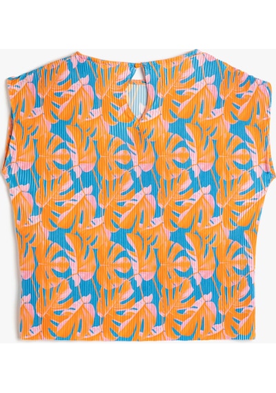 Koton Pilili Tişört Floral Desenli Kısa Kollu Bisiklet Yaka Turuncu Desenli 3skg10326ak 3SKG10326AK2D1 Turuncu Koton Pilili Tişört Floral Desenli Kısa Kollu Bisiklet Yaka Turuncu Desenli 3skg10326ak 3SKG10326AK2D1 Turuncu