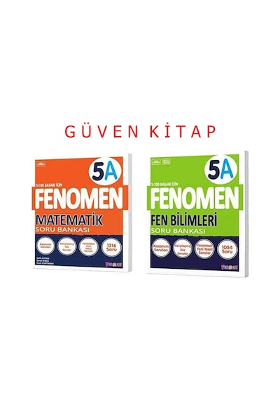Fenomen Yayınları 5.sınıf Matematik Fen -a- Soru Bankası Set