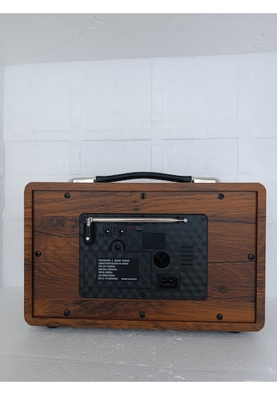 Speaker Fm Radyo Bluetooth Hoparlör Mp3 Çalar Usb Tf Aux Ses Bombası Kablosouz Hoparlör - Metalik- T