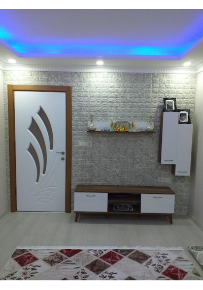 Nw16 Benekli Gri Esnek Sünger Yapışkanlı Duvar Paneli