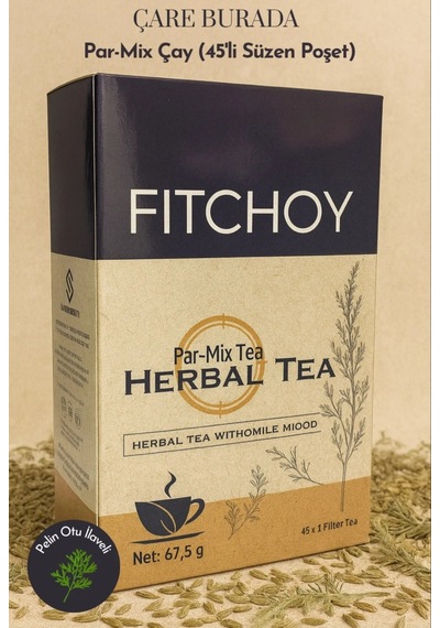Anti-stres Çay Seti Papatya Çayı 45'li & Melisa Çayı 45'li & Karışık Bitki Çayı 45'li
