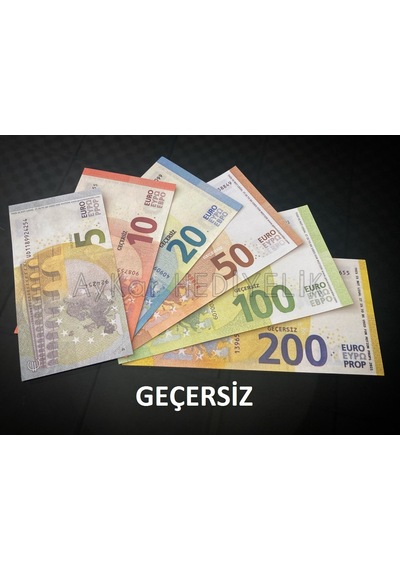 600 Adet Karışık Euro 5-10-20-50-100 ve 200 Euro Geçersiz Paralar