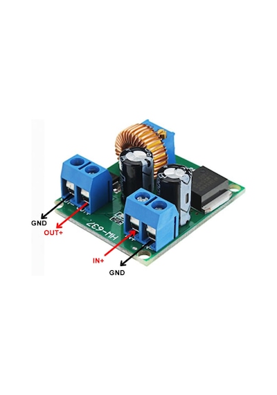 Alkatronik-Lm2587 Ayarlı Voltaj Yükseltici Modül 40V 5A Step Up Boost Modül