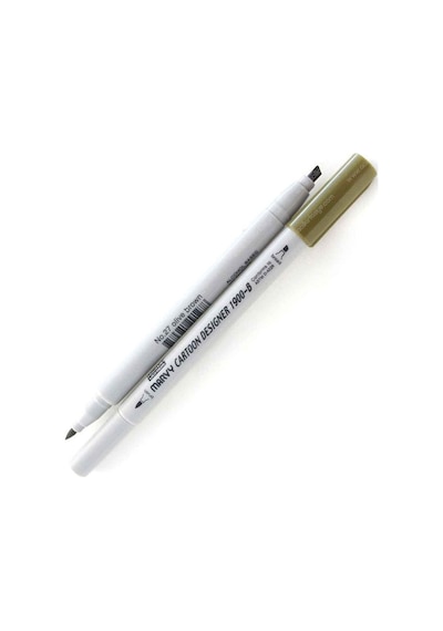 Marvy 1900-B Cartoon Designer Marker 27 Olive Brown