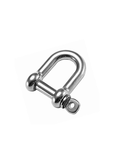 2'li Zincir Kilidi. 6mm. Paslanmaz Krom