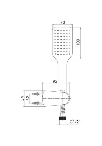 Eca Tiera 102117383 Mafsallı Duş Seti Banyo Üst Takımı Krom