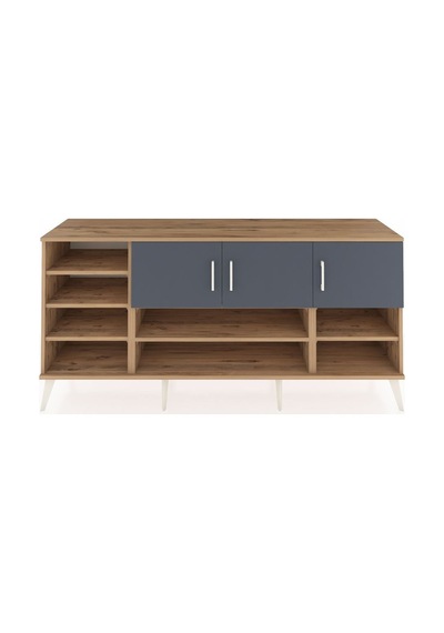 Hyperion Konsol 9 Raflı 3 Kapaklı 176x44x83 Çam-antrasit/çam Antrasit/çam Hyperion Konsol 9 Raflı 3 Kapaklı 176x44x83 Çam-antrasit/çam Antrasit/çam