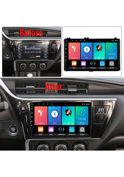 EXVOL Toyota Corolla Auris 2017-2018 Android 2/32 GB 9'' HD Multimedia