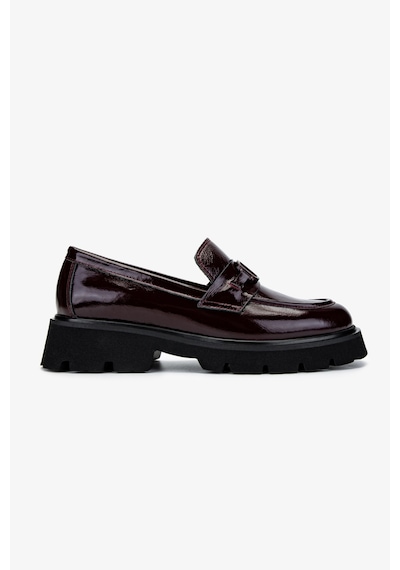 Valmenti Kadın Hakiki Deri Bordo Loafer Ayakkabı 33 052y Bn Ayk Y24 Bordo Krsk Rgn Bordo