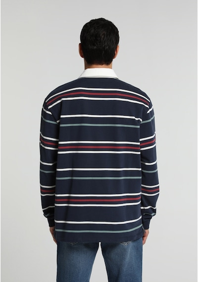 Colin's Colins Relaxed Fit Polo Yaka Çizgili Erkek Lacivert Uzun Kol Tişört Cl1081809 Q1.v1 Nav Colin's Colins Relaxed Fit Polo Yaka Çizgili Erkek Lacivert Uzun Kol Tişört Cl1081809 Q1.v1 Nav
