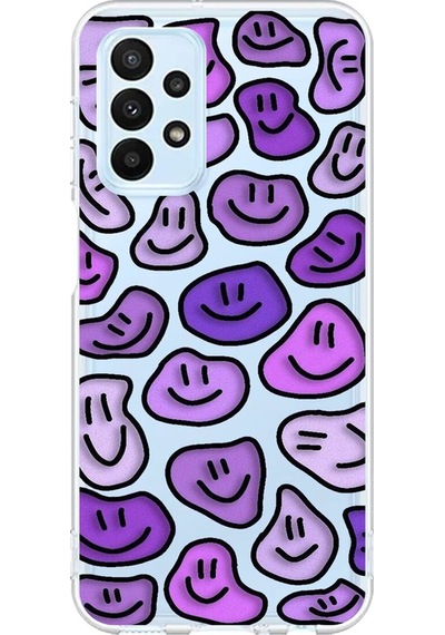 Samsung Galaxy A23 Uyumlu Şeffaf Kılıf Wallpaper 6 Tasarımlı