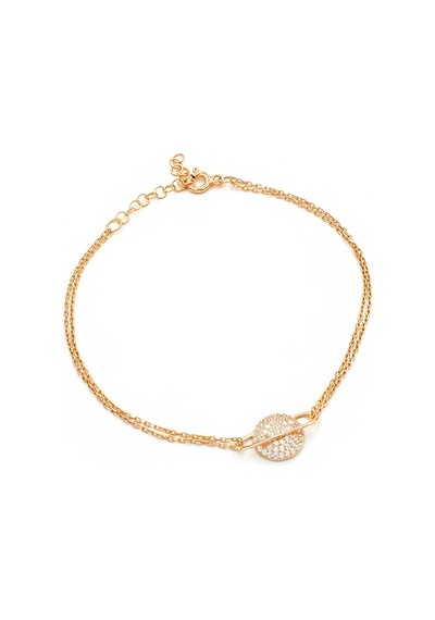 Brezza Lusso Jewelry Gezegen Model Rose Renk Kadın Gümüş Bileklik