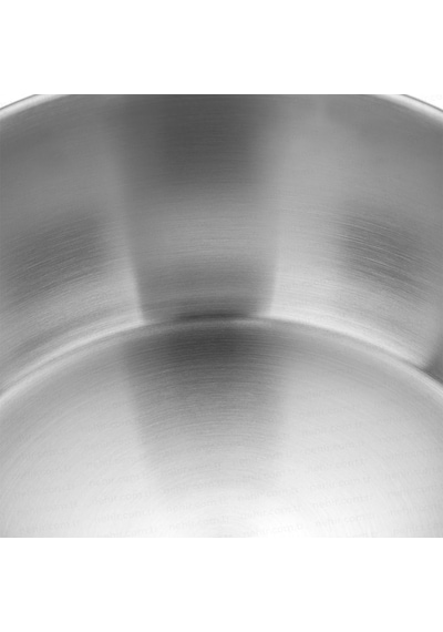 Nehir Silver 16 Cm Derin Tencere - Paslanmaz Çelik Tencere Gri