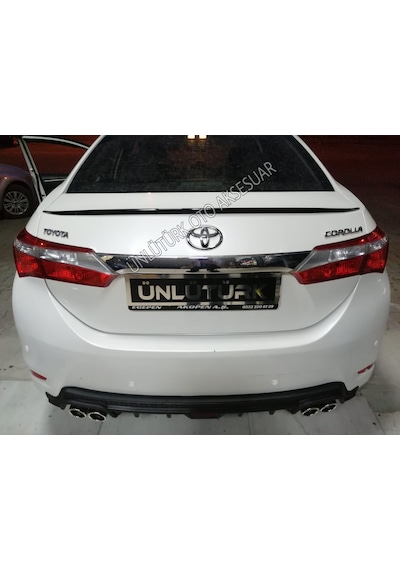 OtoÇizgi Toyota Corolla Uyumlu 2013-2018 Bagaj Üstü Spoiler Bagaj Çıtası Spoyler OtoÇizgi