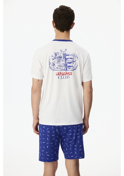 Penti Erkek Renkli Sardines Club Pijama Takımı