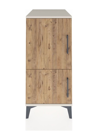 Kronos Komodin 3 Raflı 2 Kapaklı 44x59x96 Aytaşı-çam Aytaşı