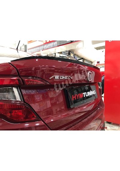 Fiat Egea Sd Spoiler Bagaj Üstü Çıta. Parlak Siyah