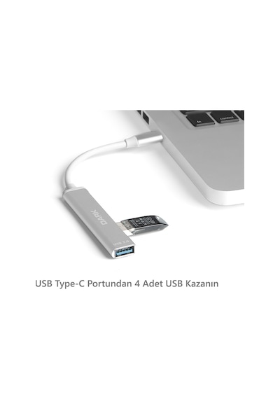 Dark Dk Ac Usb310C Connect Master X4 Usb Type C To 3 Port Usb 2.0