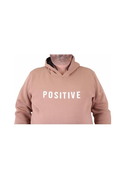 Moc Grande Mocgrande Erkek Büyük Beden Kapuşonlu Sweat Positive 23211 S.kahve
