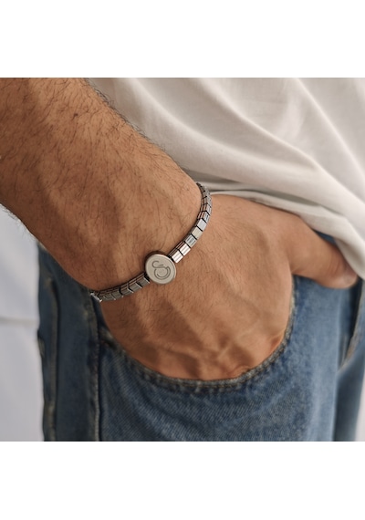 Gs Kare Hematit 4mm Doğaltaş Bileklik