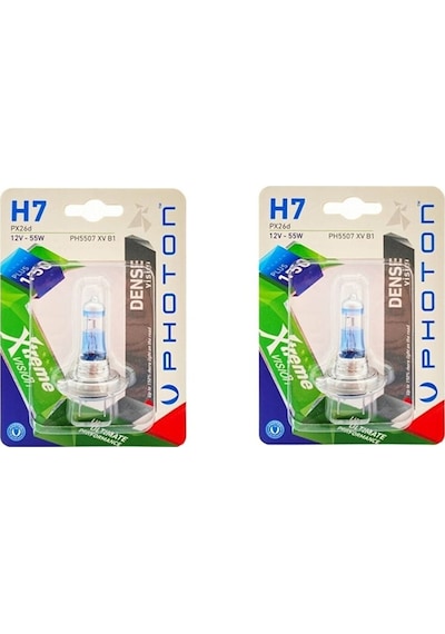 PHOTON H7 XTREME VİSİON +%150 FAZLA IŞIK FAR AMPÜL TAKIMI 2 ADET