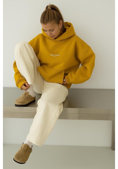 Benroma Peteet Studıos Baskılı Unisex Kapüşonlu Sweat Çok Renkli