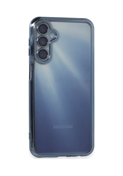 Samsung Galaxy Uyumlu, A35 5g Kılıf Razer Lensli Silikon - Açık Mavi