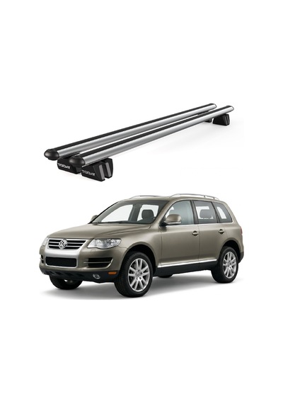 Pençe Volkswagen Touareg 2002-2010 Uyumlu Gri Ara Atkı 109cm Port Bagaj Tavan Barı