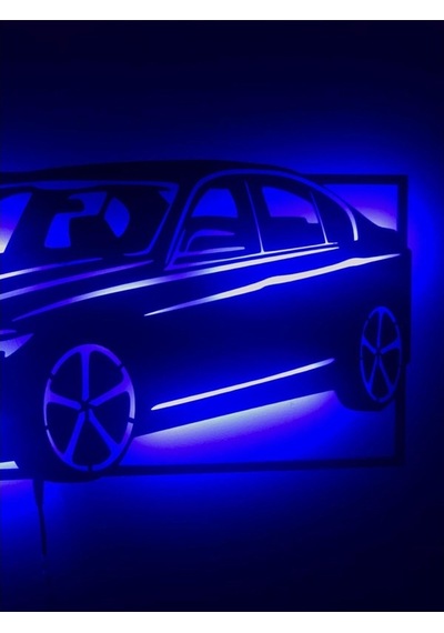 Araba Led Işıklı Tablo (523524130)