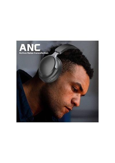 Tr Aktif Gürültü Önleyici Anc Özellikli Kulak Üstü Bluetooth Kulaklık Lapas Lp-hd001 V5.4 Gri