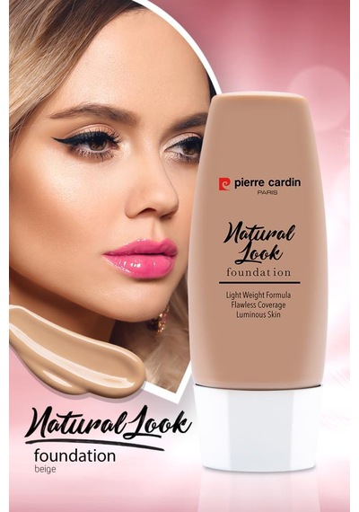 Pierre Cardin Natural Look Doğal Görünüm Veren Fondöten Beige