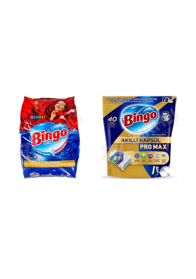 Bingo Renkli Ler 6 Kg +bulaşık Tableti 40'lı2'li Set Diğer