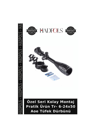 Özel Seri Kolay Montaj Pratik Ürün Tr- 6-24x50 Aoe Dürbünü