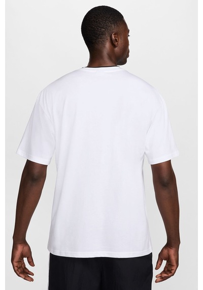 Nike Sportswear Swoosh Air Logo Short-sleeve Erkek Tışört-hm0182-100-tanemsport Beyaz