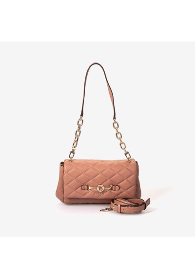 Guess Kadın Vegan Frances Kapitone Omuz Çantası Hwqg2241190 Kahverengi