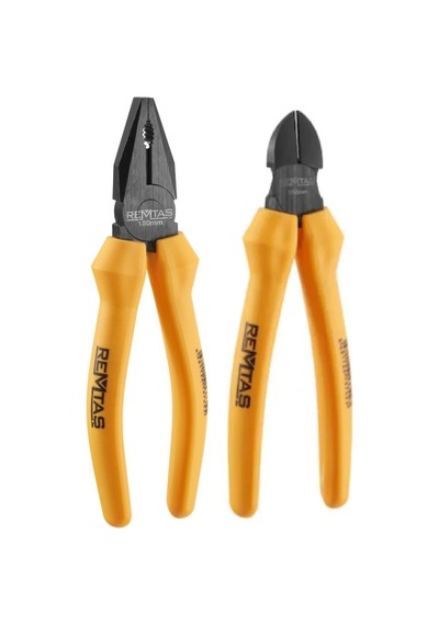Remtaş Kombine Pense 180 Mm Yankeski 160 Mm - Ikili Set
