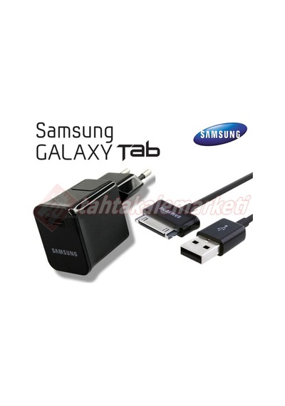 Samsung Galaxy Uyumlu Tab P7500 Şarj Aleti+Şarj Kablosu %100