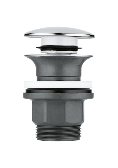 Grohe Lavabo Sifon Tapası Bas/aç Kare Abs/krom - 40824000 Krom