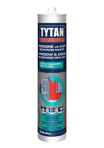 Tytan Silikonize Mastik Beyaz 500 Gr