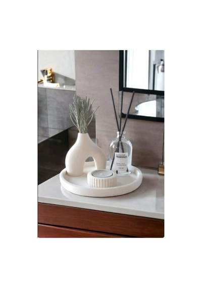 Dekoratif Nordik Minyatür 100 Ml Oda Kokusu Mumluklu Set Tealight Mum Dahil Değildir
